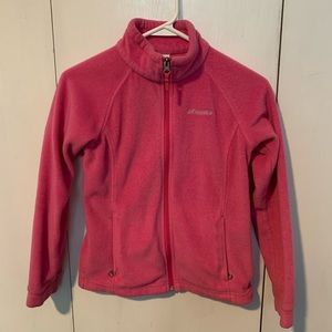 Columbia Girl’s Pink Zip-Up Jacket Size M